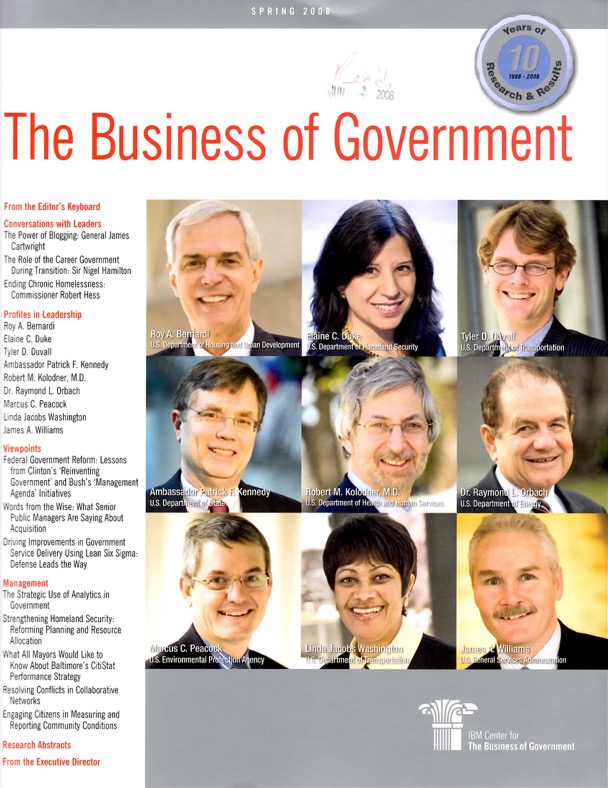 The Washington Consulting Team - Linda Washington - The Business of Government