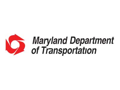 A logo of the maryland department of transportation.